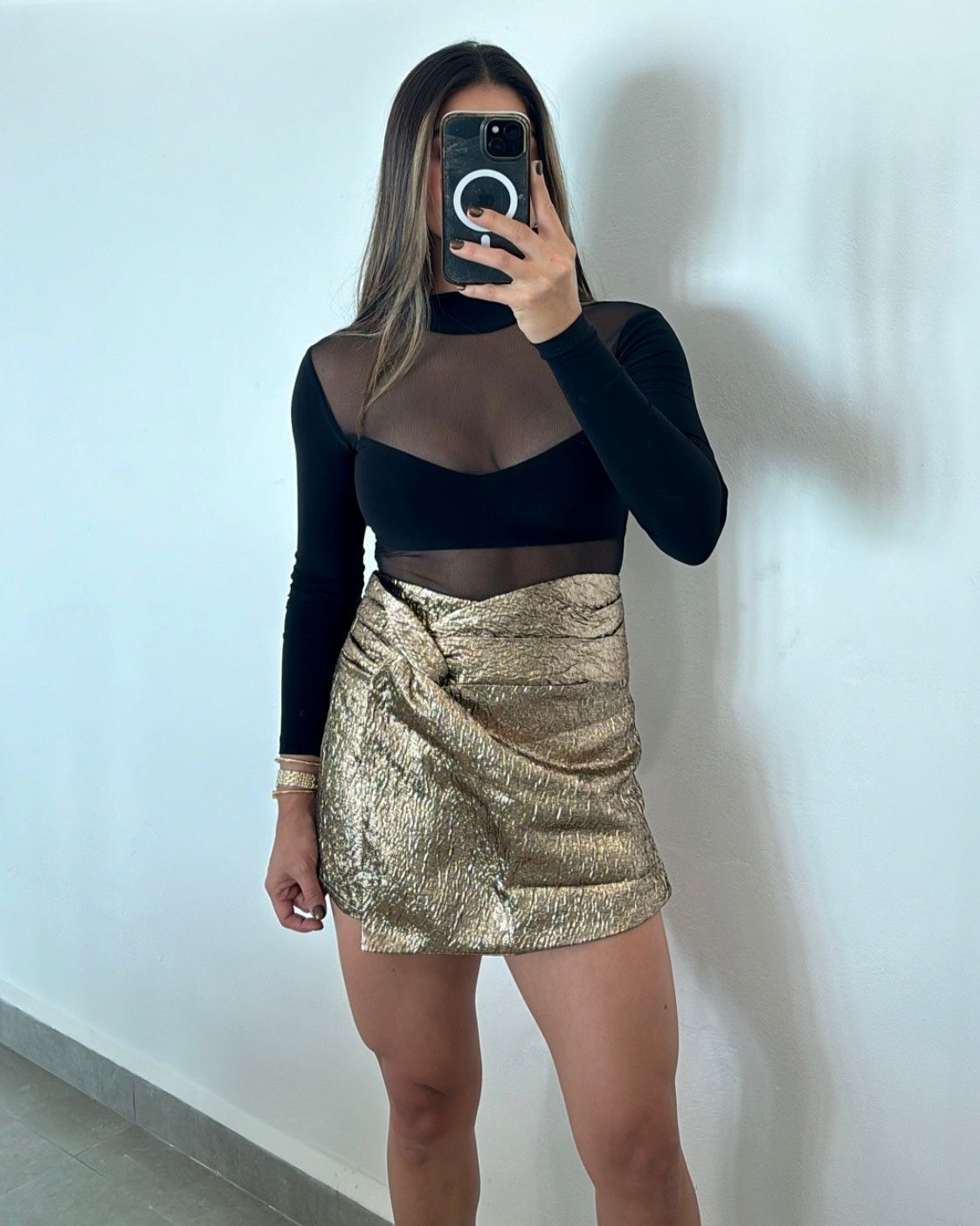 High Waist Skort